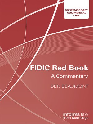 cover image of FIDIC Red Book